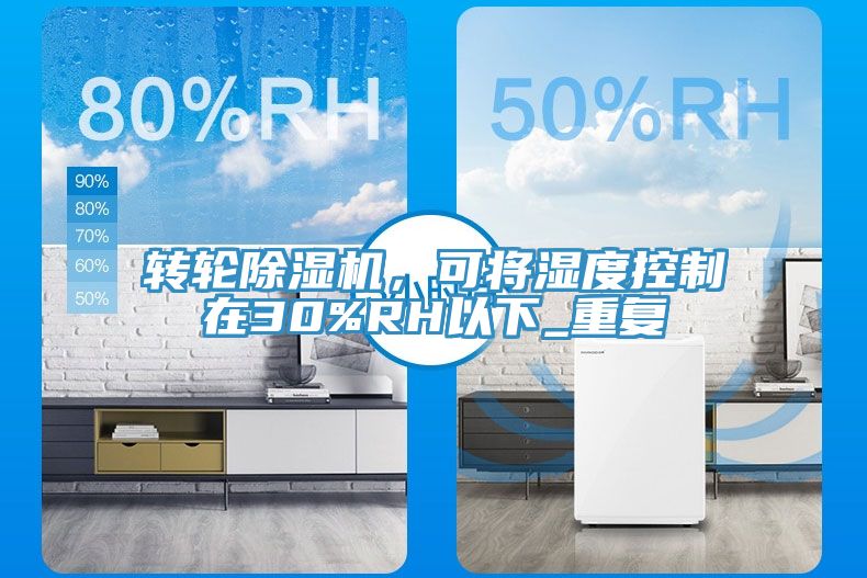 轉輪除濕機，可將濕度控制在30%RH以下_重復
